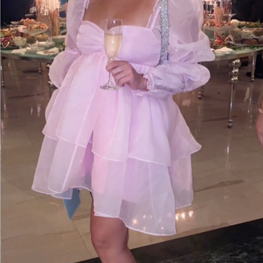 Selkie « The Moonlight » Pink Mini Dress